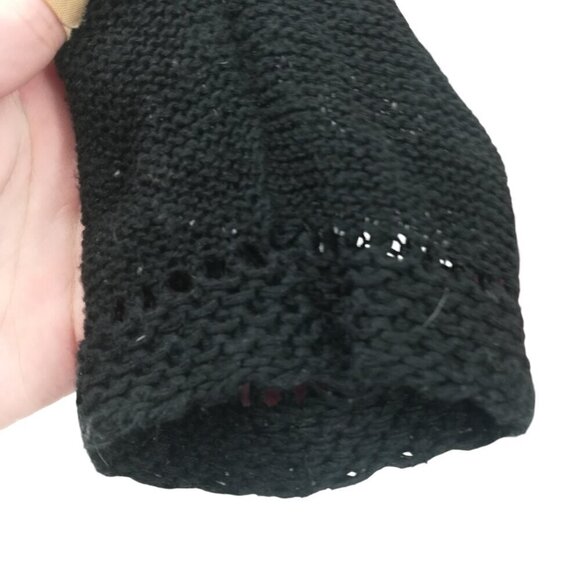 Free People Open Knit Tunic Hi Low Sweater Size S Striped Boho Bohemian Beige - Picture 13 of 15